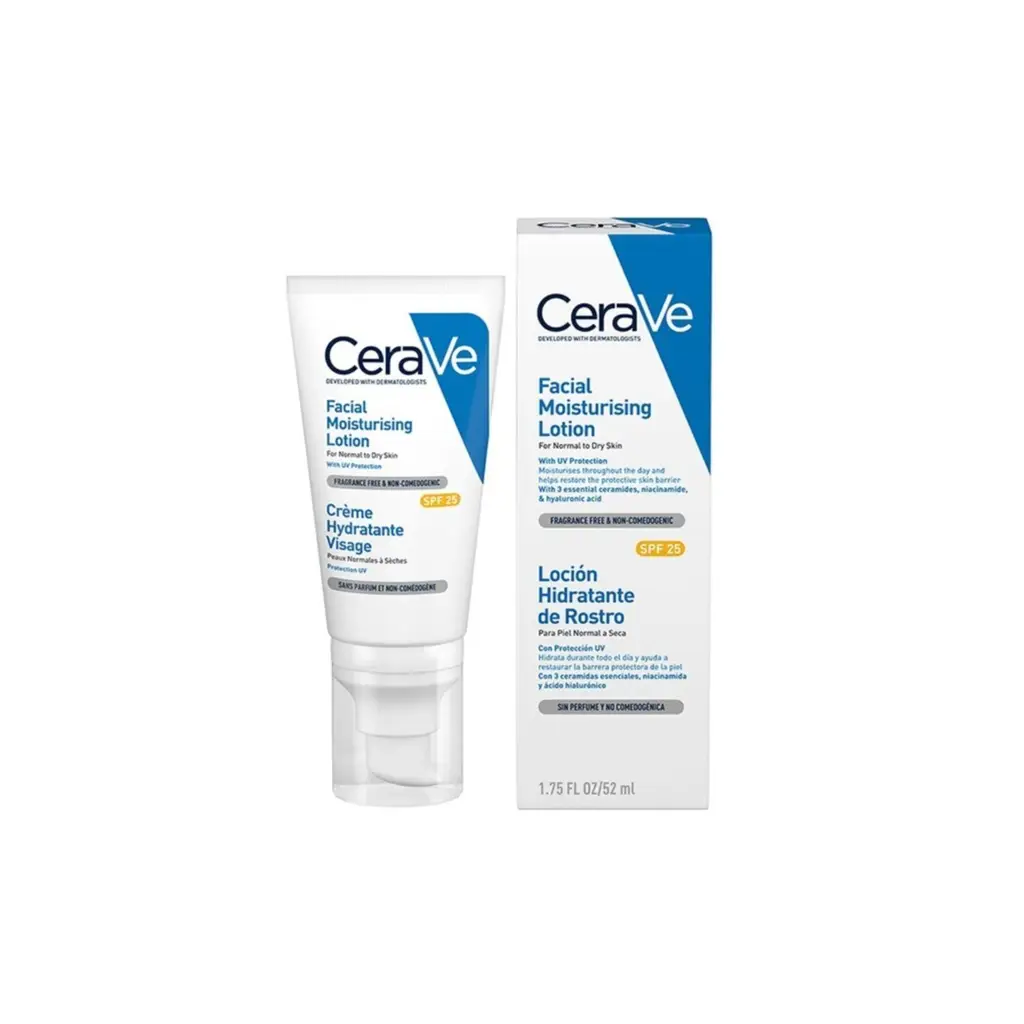 Cerave Yüz Nemlendirici Normal & Kuruya Dönük Ciltler için Krem 52 ml