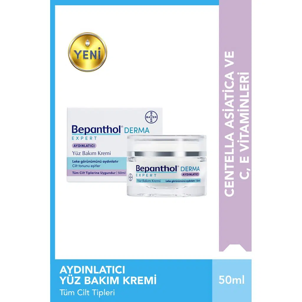 Bepanthol Derma Expert Aydınlatıcı Yüz Bakım Kremi 50 ml