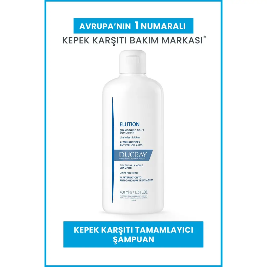 Ducray Elution Şampuan 400 ml