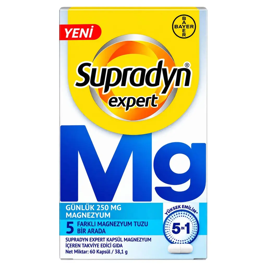 Supradyn Expert Magnezyum 60 Kapsül
