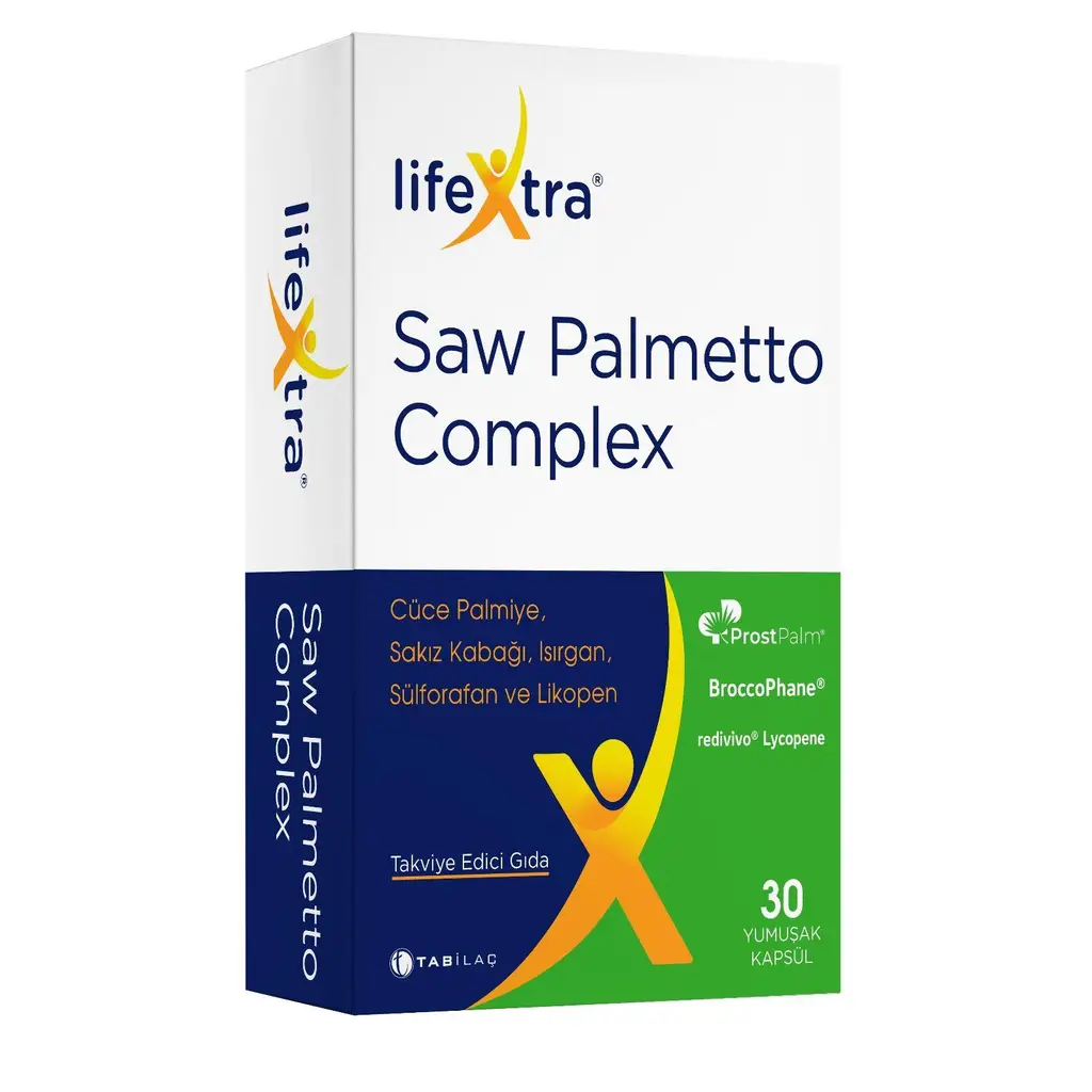 Lifextra Saw Palmetto Complex 30 Yumuşak Kapsül