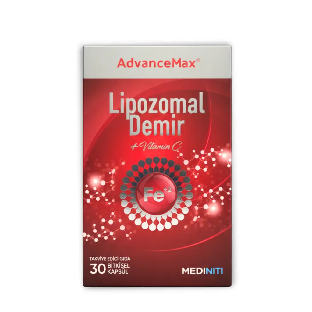 Advancemax Lipozomal Demir 30 Kapsül