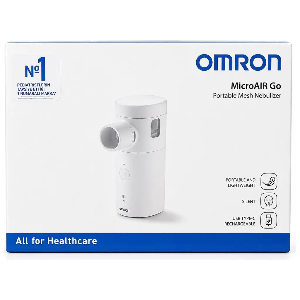 Omron NE-U300 MicroAir Go Taşınabilir Mesh Nebülizatör