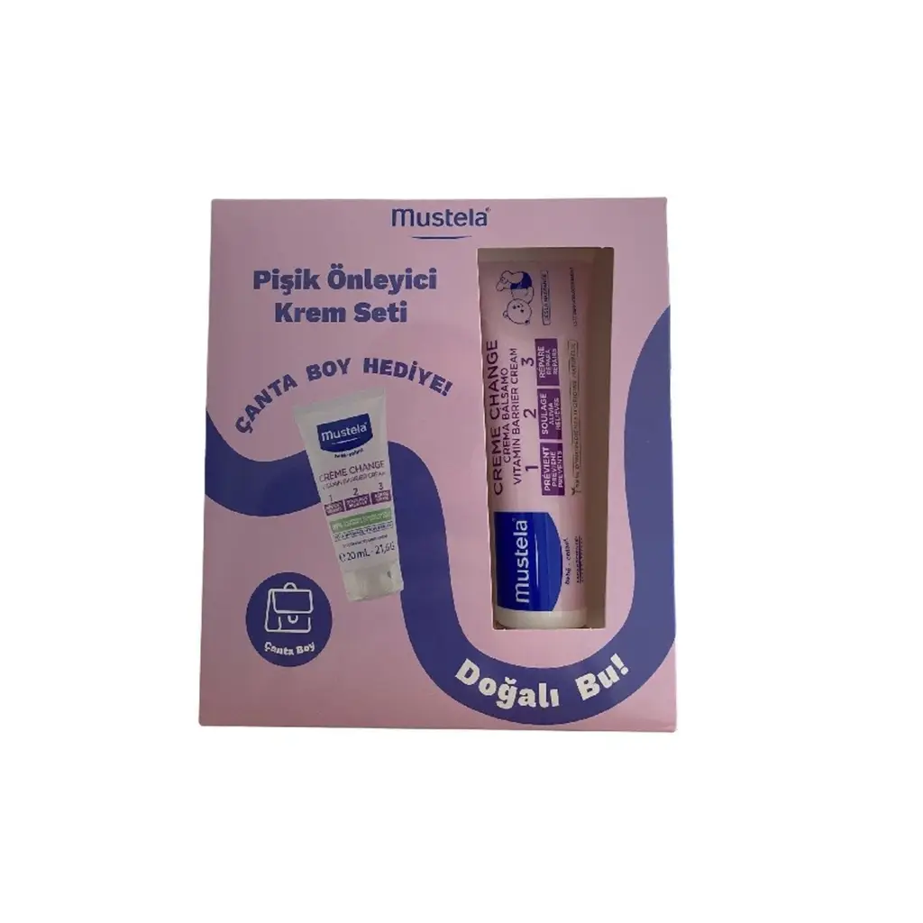 Mustela Set - Vitamin Barrier 1-2-3 Pişik Önleyici Krem 100 gr + 20 gr Hediyeli